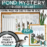 Pond Life Activity | Goose's Secret Mystery Puzzle | Clue 