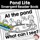 Pond Life Pre K Activities Preschool SPED - Emergent Reade