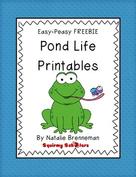 Preview of Pond Life Printables