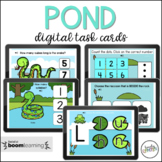 Pond Themed Preschool Boom Cards for Virtual Learning