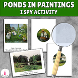 Ponds Art I Spy Montessori Activity Paintings Matching Close-Up