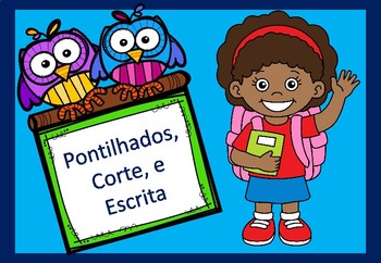 Preview of Pontilhado, Corte e Escrita, Educação Infantil e Inclusiva, Autismo