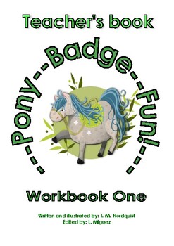 Preview of Pony Badge Fun! Teachers book