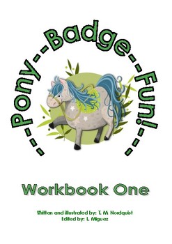 Preview of Pony Badge Fun! Workbook one