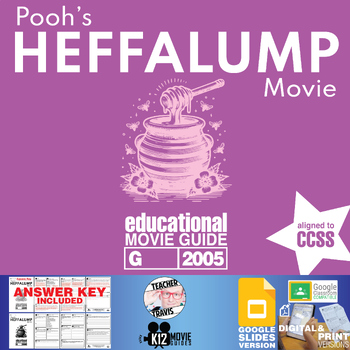 Preview of Pooh's Heffalump Movie Guide (G - 2005) | Worksheet | Judging | Prejudice