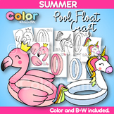 Pool Float Flamingo Summer Craft End of the Year Bulletin 