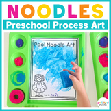 Pool Noodle Process Art Preschool, PreK and Kindergarten