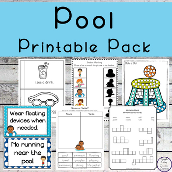 Preview of Pool Printable Pack {Water Safety Posters Included}
