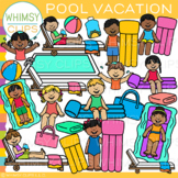 Pool Vacation Clip Art