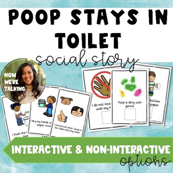 Poop Stays in the Toilet Interactive Social Story- Special Ed | TPT