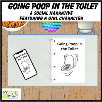 Preview of Going Poop in the Toilet - featuring a girl character