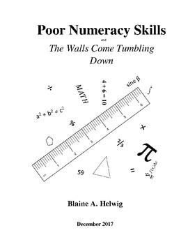 Preview of Poor Numeracy Skills and the Walls come Tumbling Down - FREE