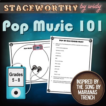 Preview of Pop Music 101 - 4 Lessons to Study the POP genre, inspired by Marianas Trench