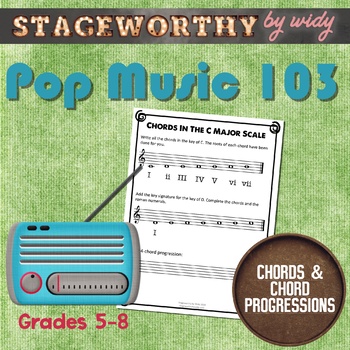 Preview of Pop Music: Introduction to Chords: The I-V-vi-IV Chord Progression Grades 5-8