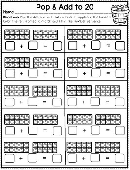 Pop & Add to 20 Page by Tag You're It | Teachers Pay Teachers