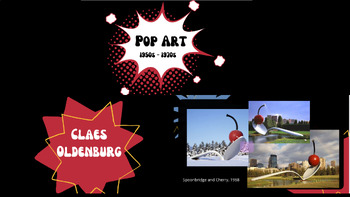 Preview of Pop Art: Claes Oldenburg Presentation/ Assignment