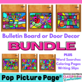 Pop Art Coloring Pages Classroom Bulletin Board Display Id