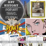 Pop Art History Travel Journal: Middle School Art and High
