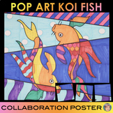 Pop Art Koi Fish Collaboration Poster | Great SEL Activity