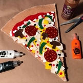 Pop Art Pizzas Sewing Project