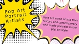 Pop Art Portraits: Introduction, Investigation, and Discus