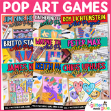 Pop Art Projects: Roll A Dice Games, Art Rubrics, Exit Tic
