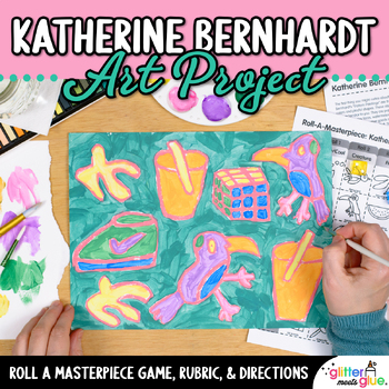 Preview of Pop Art Projects for Women's History Month: Katherine Bernhardt Painting Lesson
