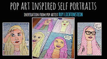 roy lichtenstein self portrait lesson plan