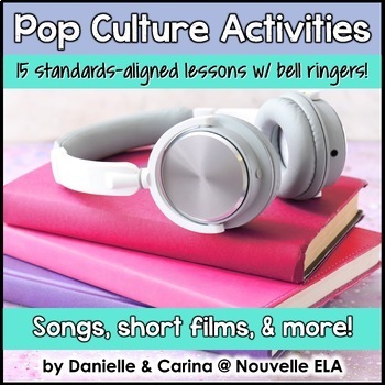 Preview of Pop Culture Analysis Lessons for Media Literacy Skills - 15 Texts and Lessons