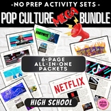 Pop Culture Articles & Activity Packets | High School BUND