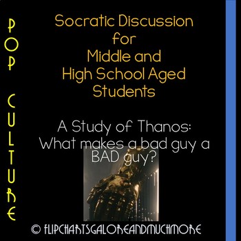Preview of Avengers Pop Culture Socratic Discussion Activity - Middle & High School
