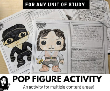 Preview of Pop Figure Activity For All Content Areas
