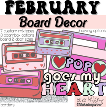 Preview of Pop Goes My Heart // February Retro Valentine's Decor