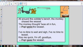 Preview of Pop Goes The Weasel - Kindergarten Orff lesson