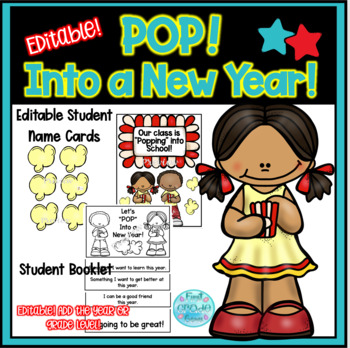 Preview of Classroom Decor and Booklet Popcorn Theme