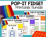 Pop It Activities Alphabet, Number and Pattern Recognition