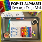 Pop It Activities Alphabet Recognition Sensory Tray Worksh