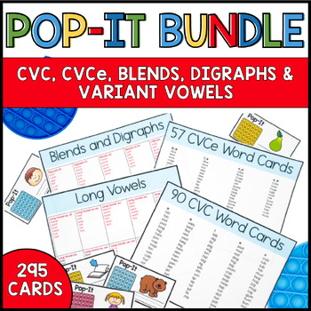 Pop It Phoneme Graphing Activities for Science of Reading