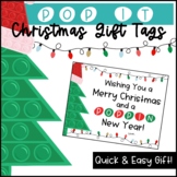 Pop It Christmas Gift Tags