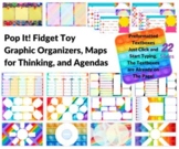 Pop It Fidget Toy Organizers, Maps, & Agendas W/ Formatted