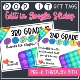 Pop It Gift Tags | Back to School