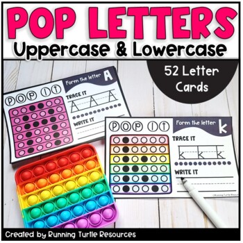 Pop It Letter Formation l Fidget Uppercase & Lowercase | TPT