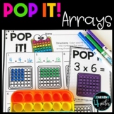 Pop It Arrays Math Game for 3rd Grade