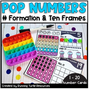 Pop It Number Formation & Ten Frames | Fidget Sensory Math Center
