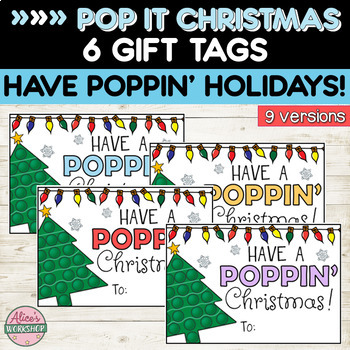 Christmas and Holiday Gift Tags Printable Editable Labels Ornament