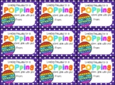 Pop It / Push Pop Fidget Toy Beginning of Year Gift Tag (P