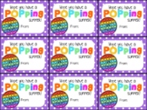 Pop It / Push Pop Fidget Toy  End of Year Tag (Hope you ha