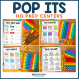Pop Its NO PREP Centers | Math & ELA Games