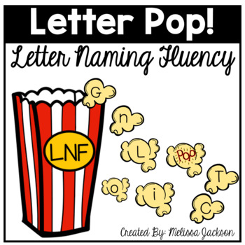 Preview of Pop! Letter Naming Fluency Game LNF  Alphabet Recognition