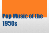 Pop Music of the 1950s